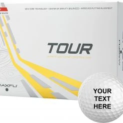 Discount - Maxfli Tour Gloss White Personalized Golf Balls For Men