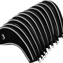 Discount - Maxfli Deluxe Zippered Iron Covers - 10 Pack For Unisex