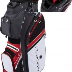 Discount - Maxfli 2019 Honors Plus Golf Cart Bag For Men Gray/white/red