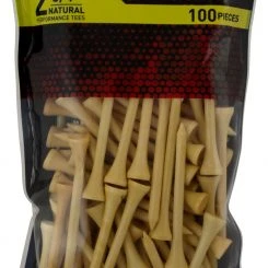 Discount - Maxfli 2 3/4'' Natural Golf Tees - 100 Pack For Unisex