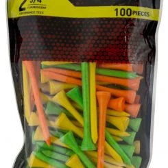 Discount - Maxfli 2 3/4'' Assorted Golf Tees - 100 Pack For Unisex