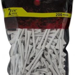 Discount - Maxfli 2 3/4'' White Golf Tees - 200 Pack For Unisex