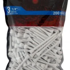 Discount - Maxfli 3 1/4'' White Golf Tees - 200 Pack For Unisex