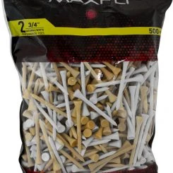 Discount - Maxfli 2 3/4'' Assorted Golf Tees - 500 Pack For Unisex